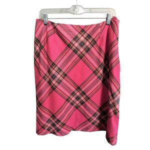 Vintage Susan Bristol Women's Size 12 Pink Wool Acrylic Blend Pink Skirt